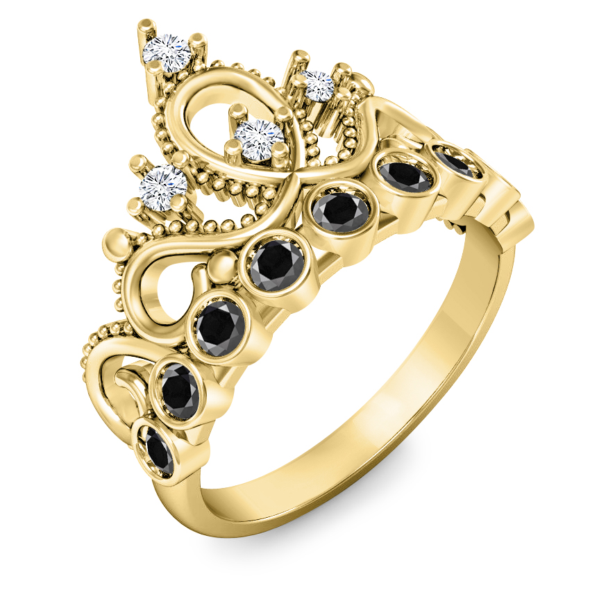 CGT-449910_yellowgold_blackdiamond CGT 449910 yellowgold blackdiamond