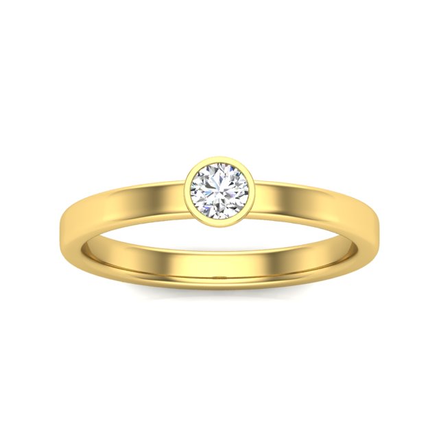 D47921-2_Engagement - Top_White Reflective Loukas_Diamond Bermark_Yellow gold Low toon - Bermark-0e381f5d-bb96-4b59-b158-45b740e8ccaa