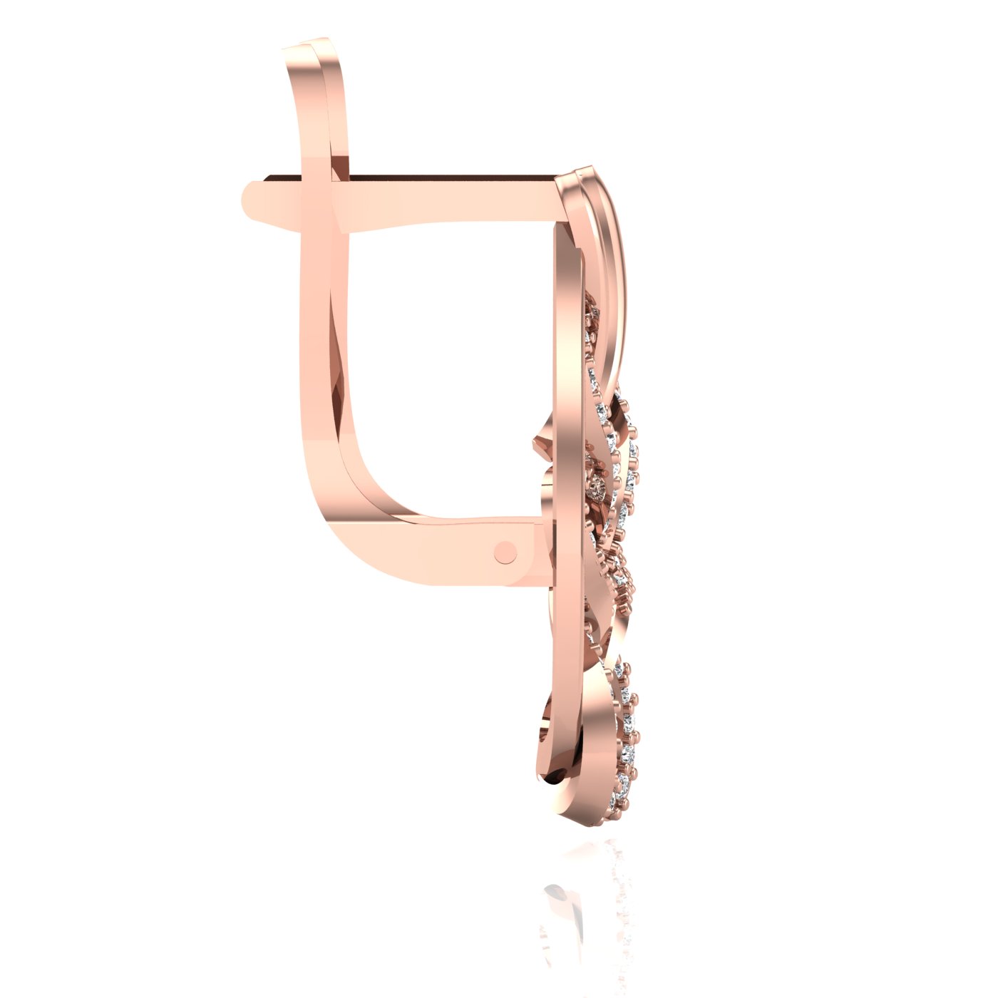 E48276-3 Ren_Side View_Diamond Bermark_White Loukas Low reflection_Rose gold Low toon - Bermark-6bac132f-5b48-4bfc-9915-a07b9db7b620