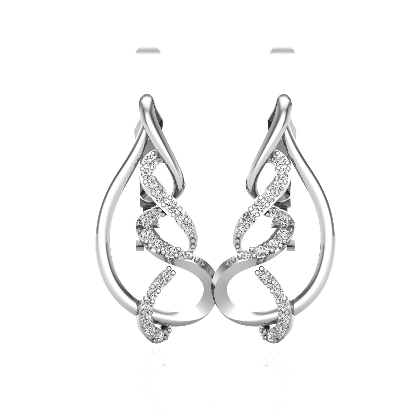 E48276-3 Ren_Through Finger_Diamond Bermark_White Loukas Low reflection_Silver Low toon - Bermark-b9776643-88de-4ceb-b6a2-15e6c82c539d