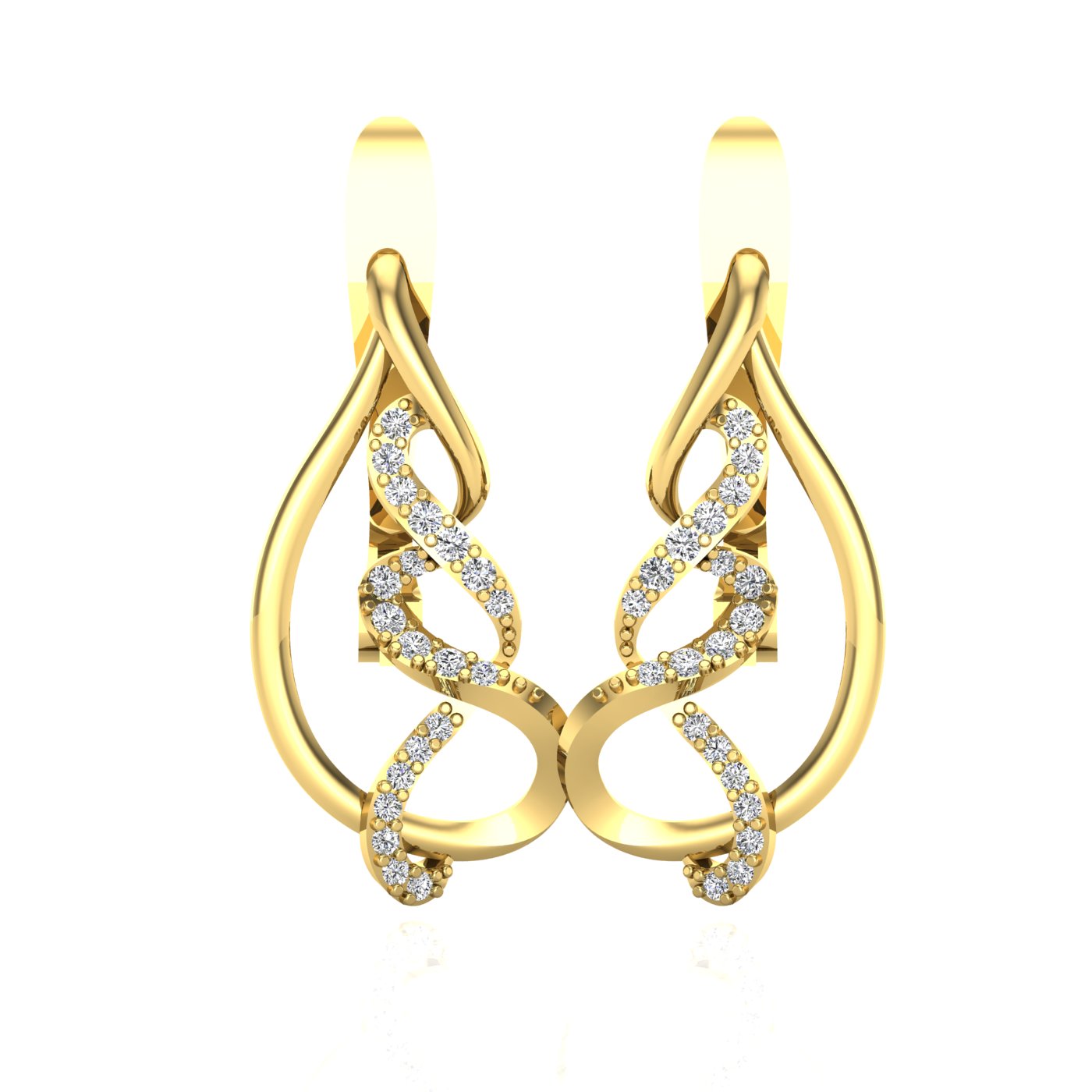 E48276-3 Ren_Through Finger_Diamond Bermark_White Loukas Low reflection_Yellow gold Low toon - Bermark-e7983bf4-5e85-423e-9059-6c604e457480
