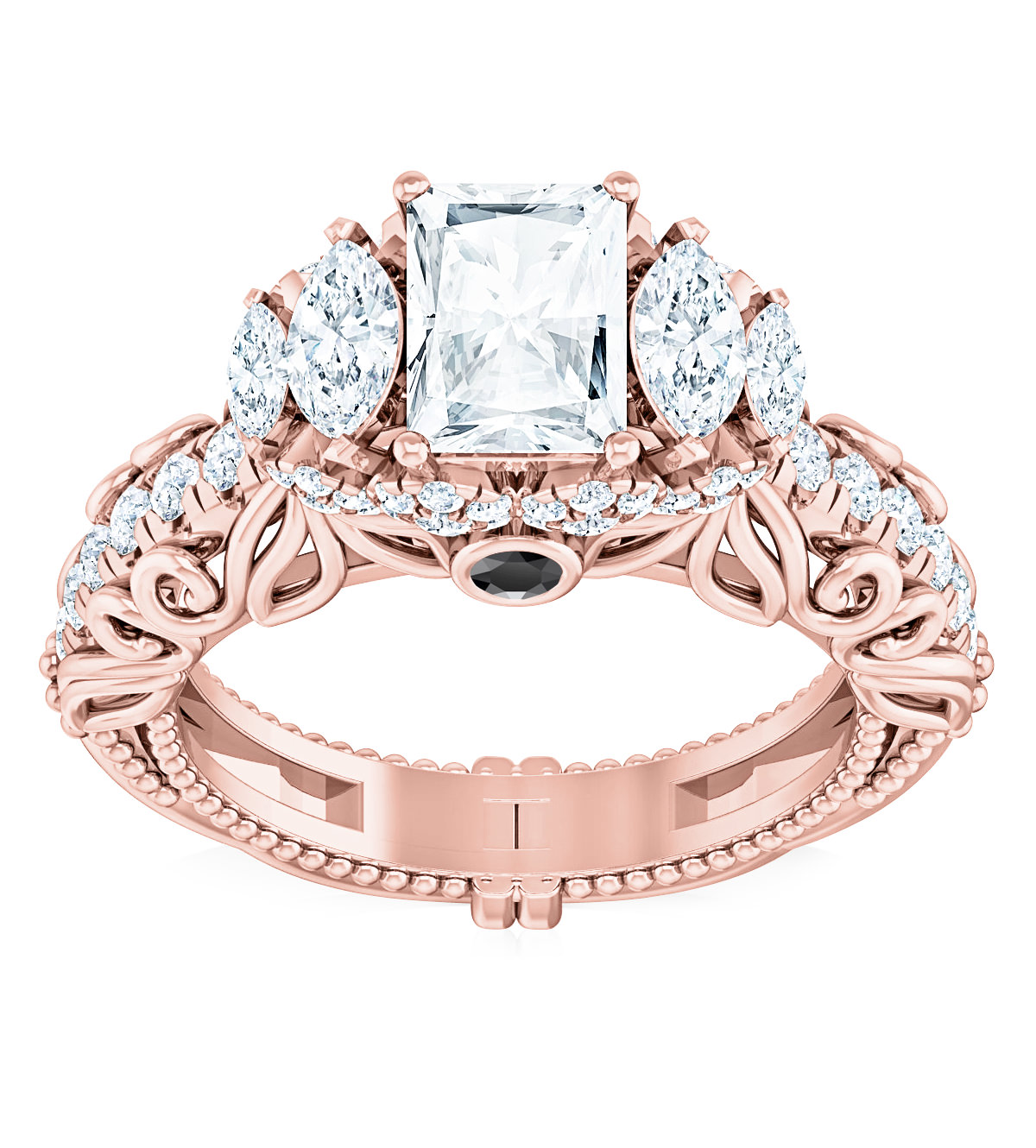 T4427T redgold blackdiamond